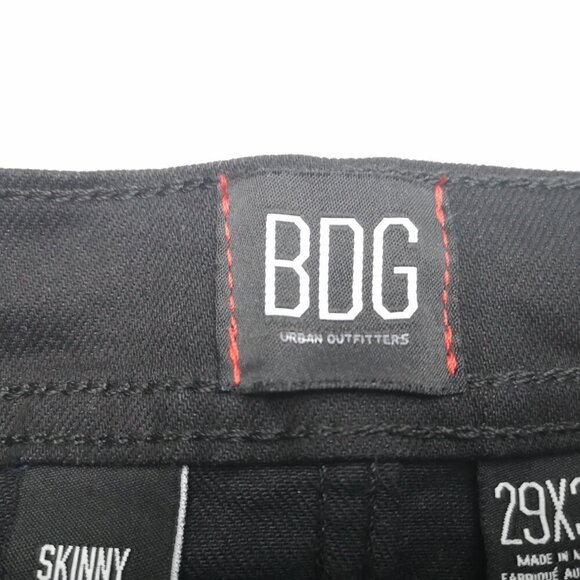BDG Urban Outfitters Ladies Size 29/30 Skinny Stretch Black Jeans - Picture 3 of 15